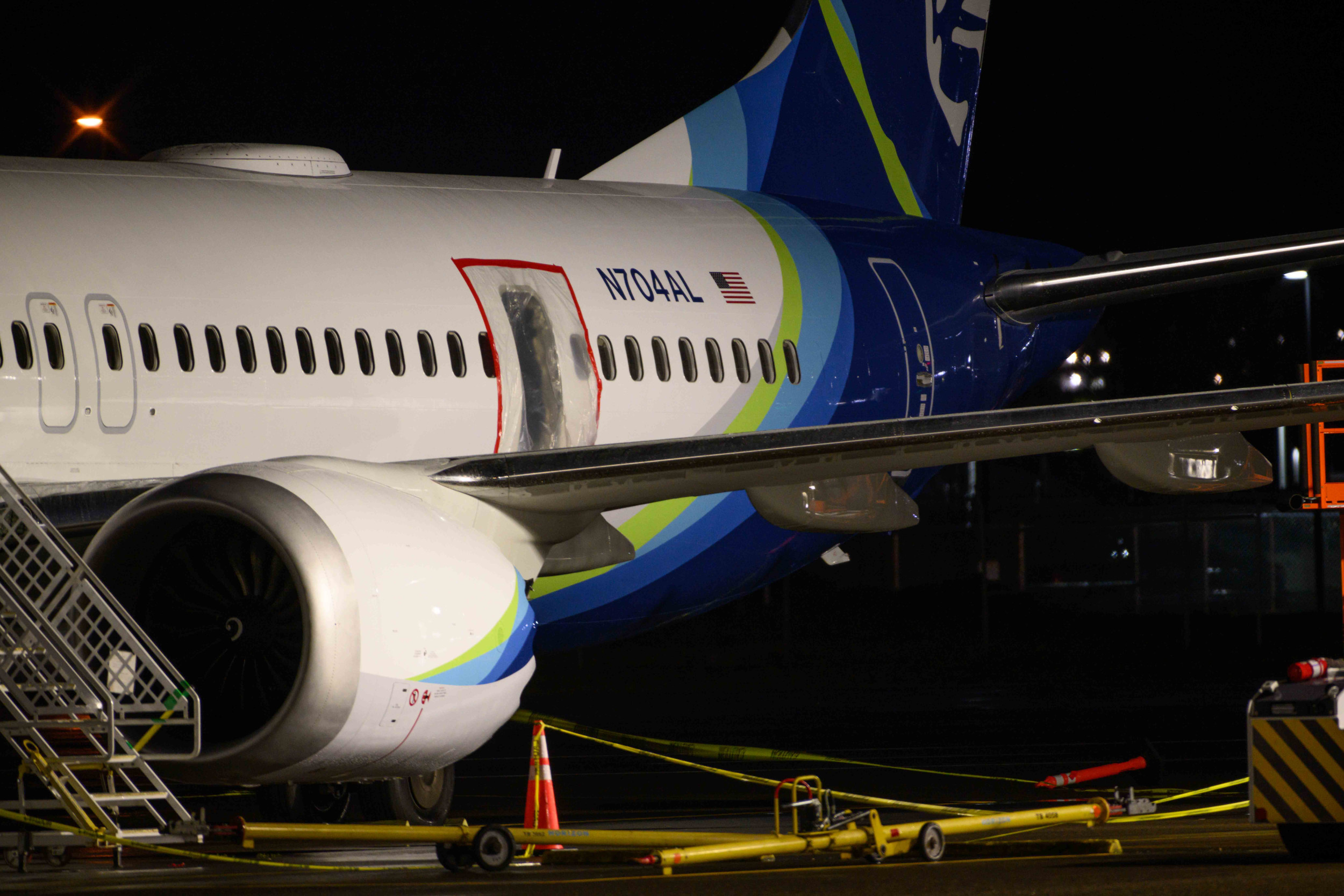 Alaska Airlines Sends 737 Blowout Plane Back to Boeing Alaska Airlines Sends 737 Blowout Plane Back to Boeing