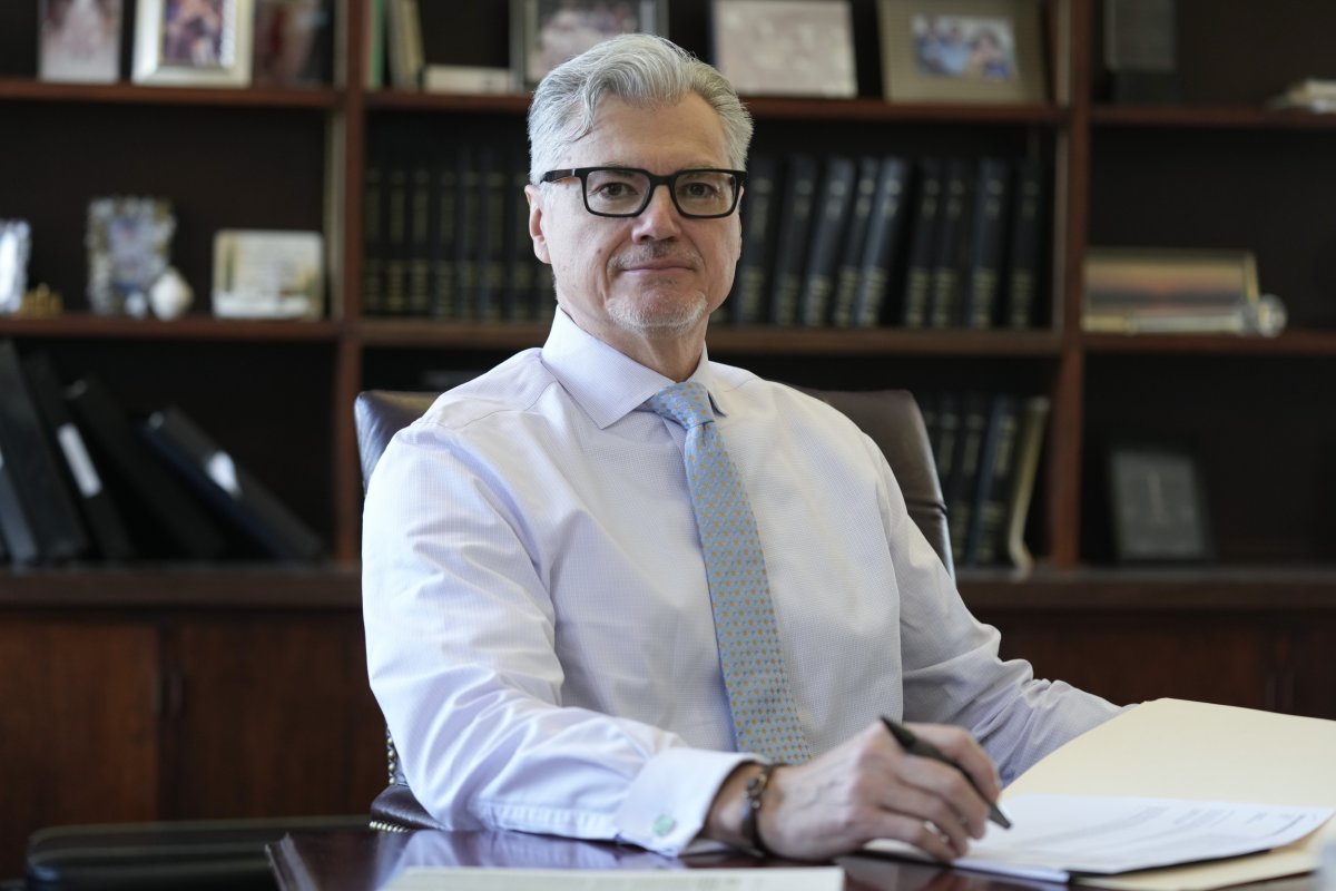 Judge Juan Merchan in his chambers.