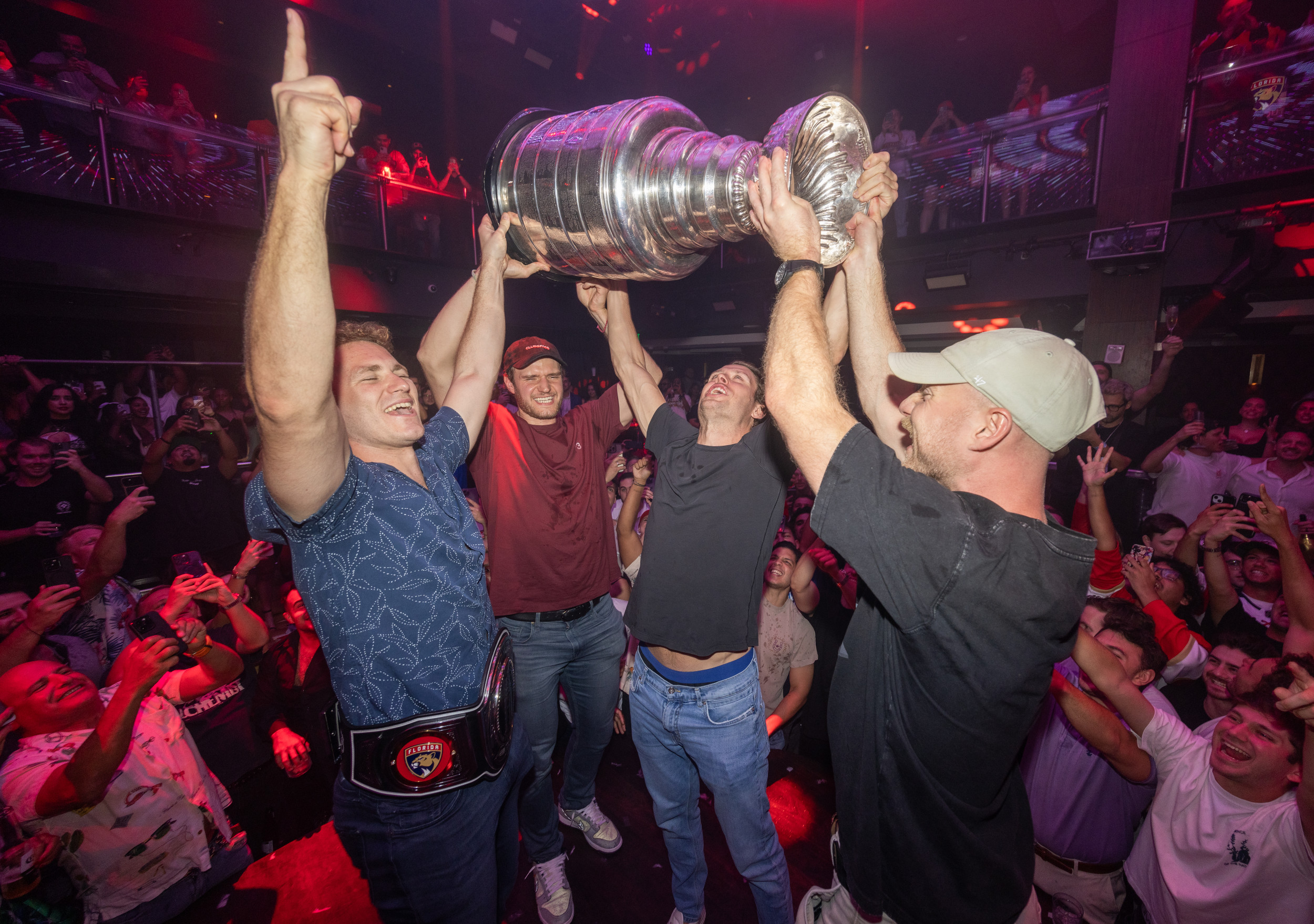 Florida Panthers Party Hardy at Miami Hotspots Following Stanley Cup Win