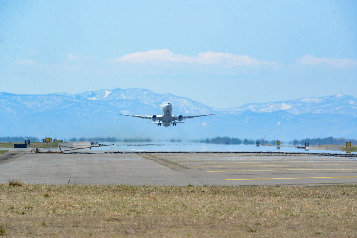 P-8A takes off from Misawa Air Base