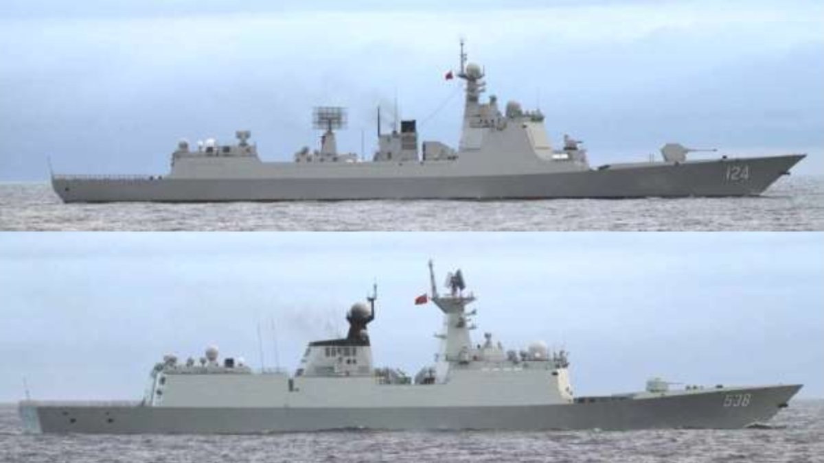 Japan tracks Chinese ships