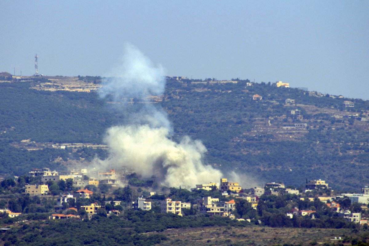 Israel, strikes, Shihin, village, in, southern, Lebanon