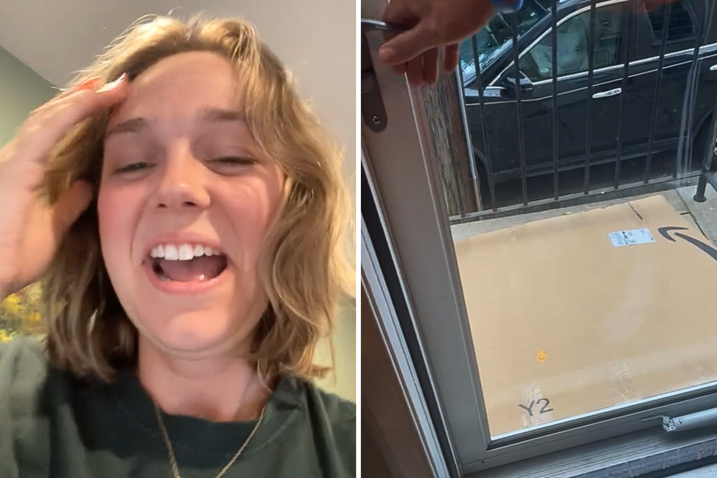 Woman Finally Receives Important Amazon Package, With Disastrous Results Woman Finally Receives Important Amazon Package, With Disastrous Results