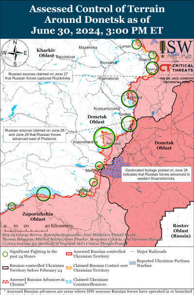 ISV Donetsk Map 30 June