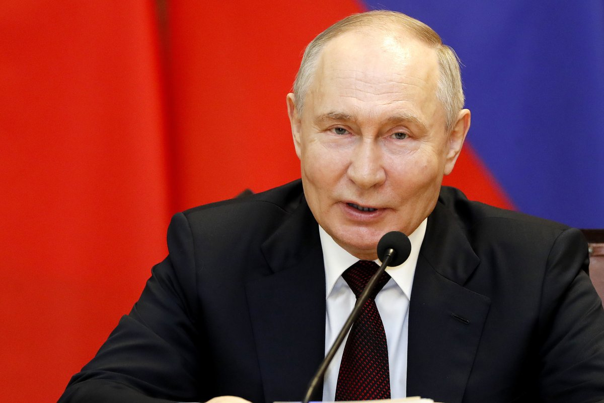 Putin speaks during a press briefing