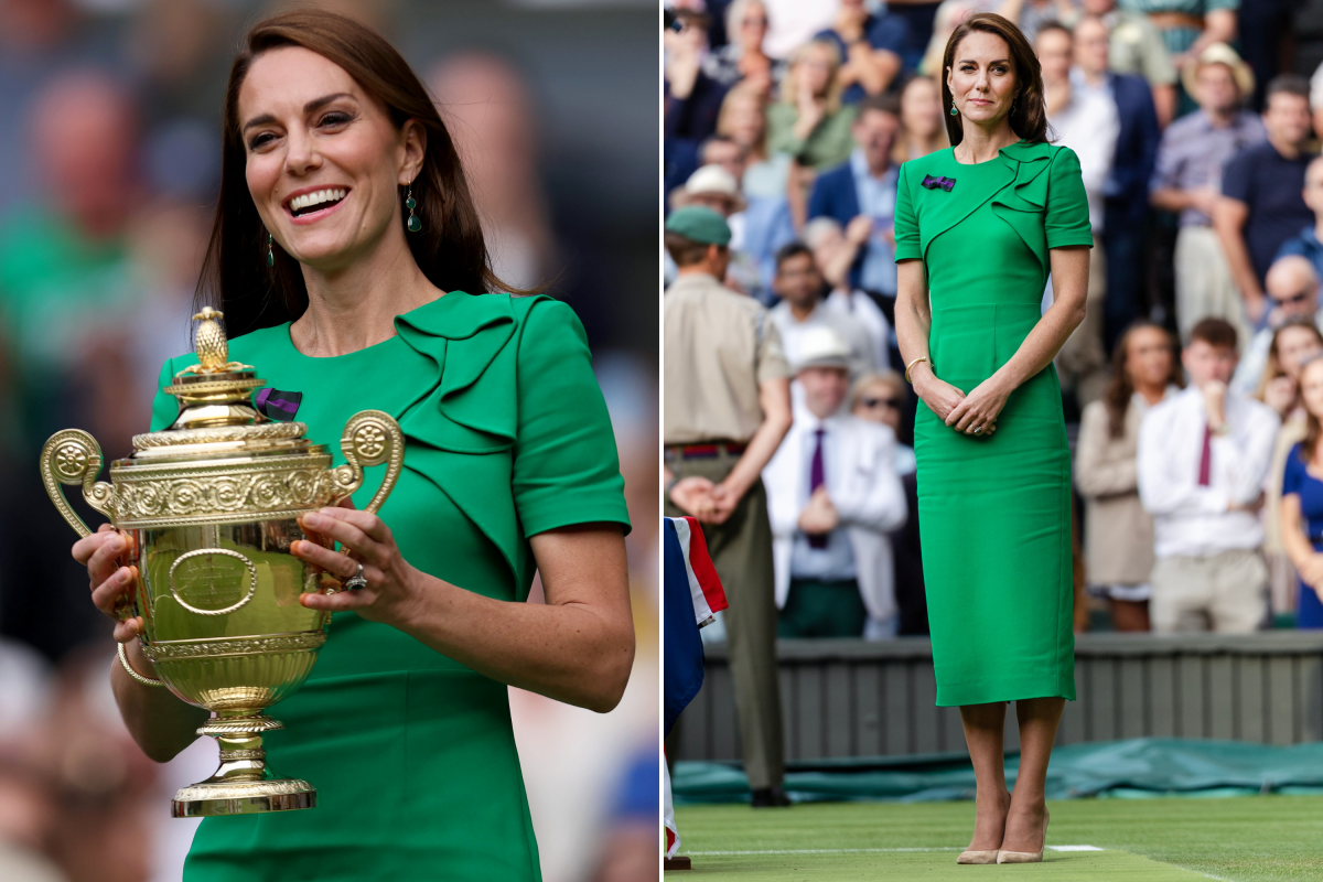 Princess Kate Wimbledon 2023 Men's Final