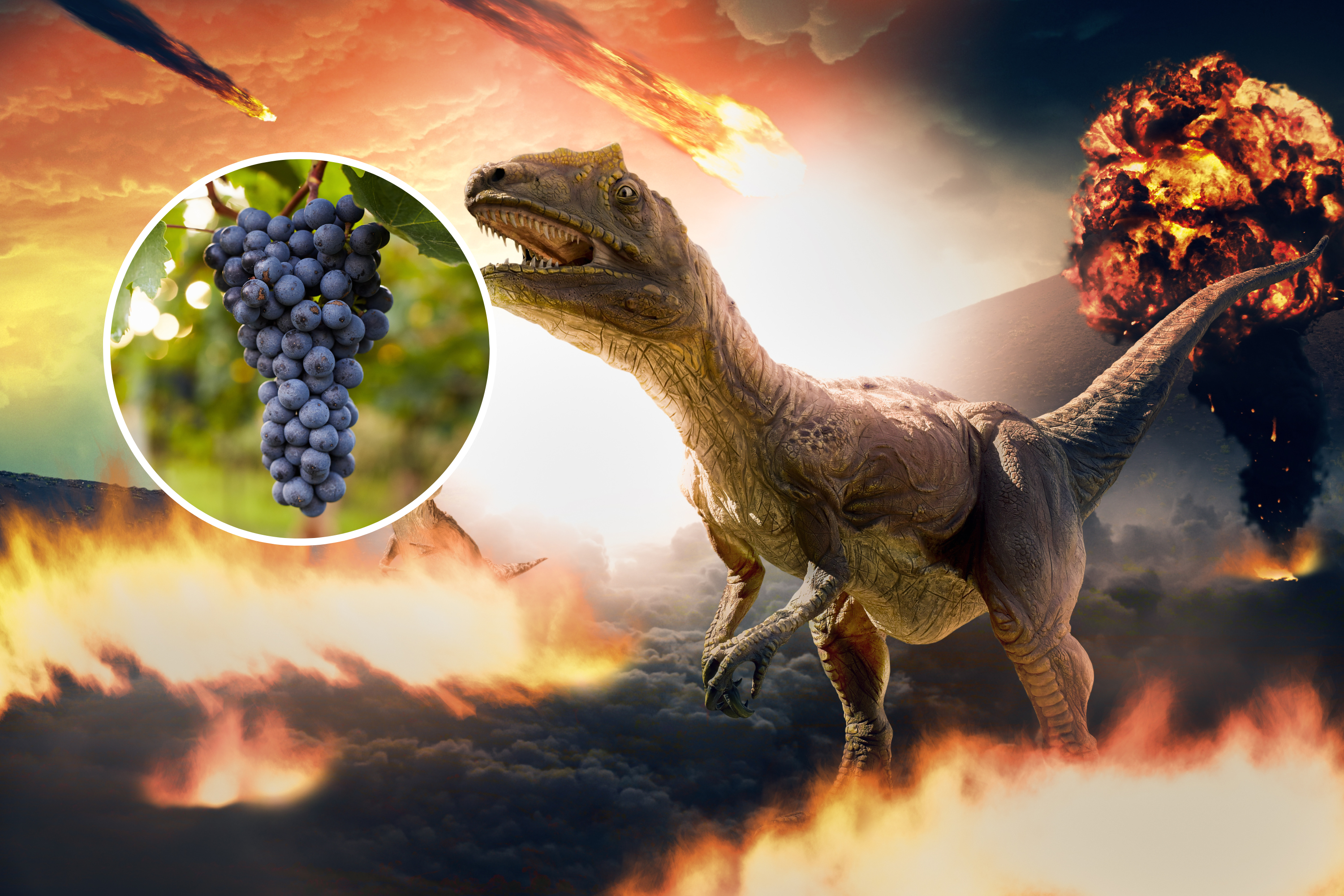 L’extinction des dinosaures a ouvert la voie à la propagation de la vigne et du vin dans le monde entier