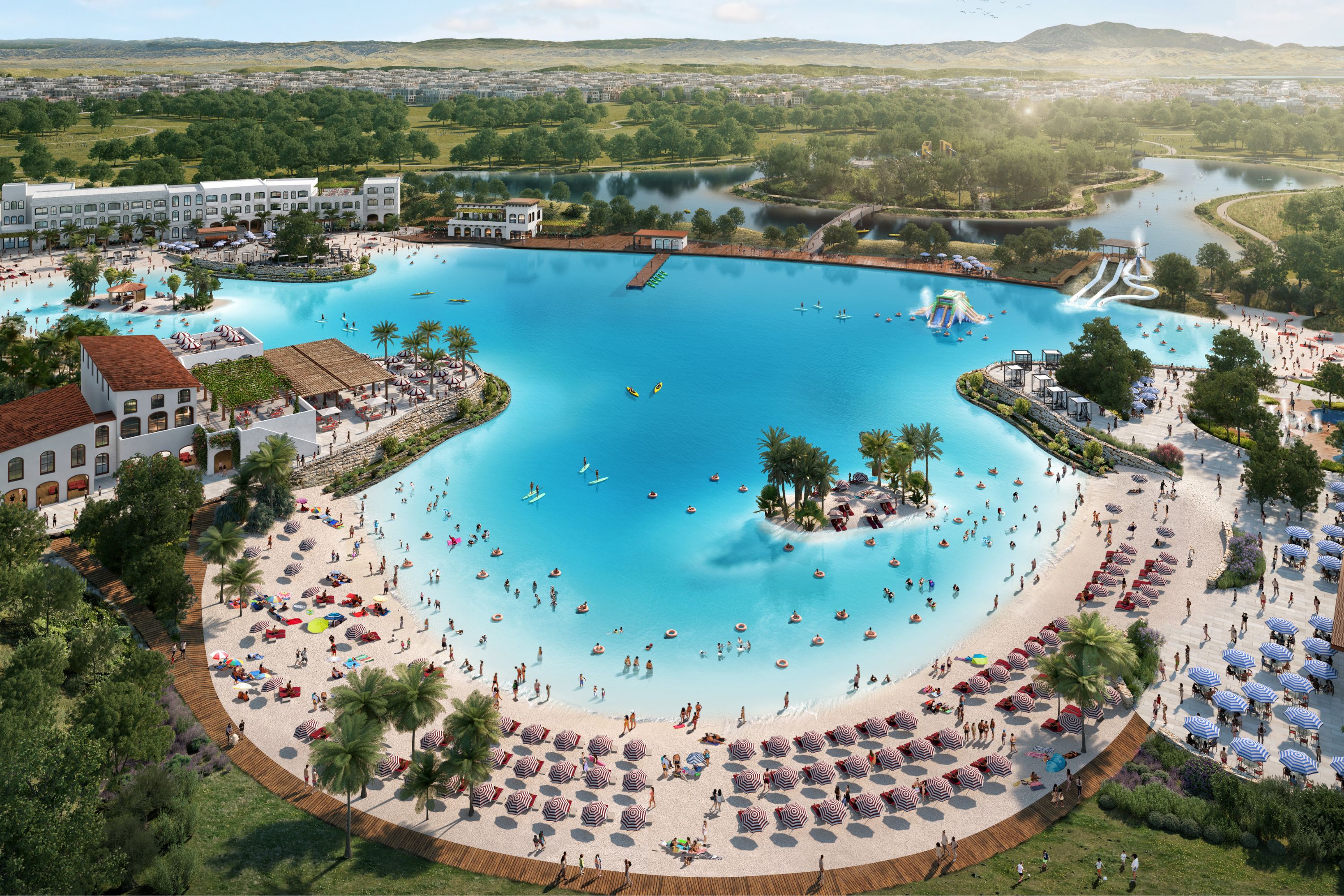 Lagoon Plans Revealed For New Utopian City in California
