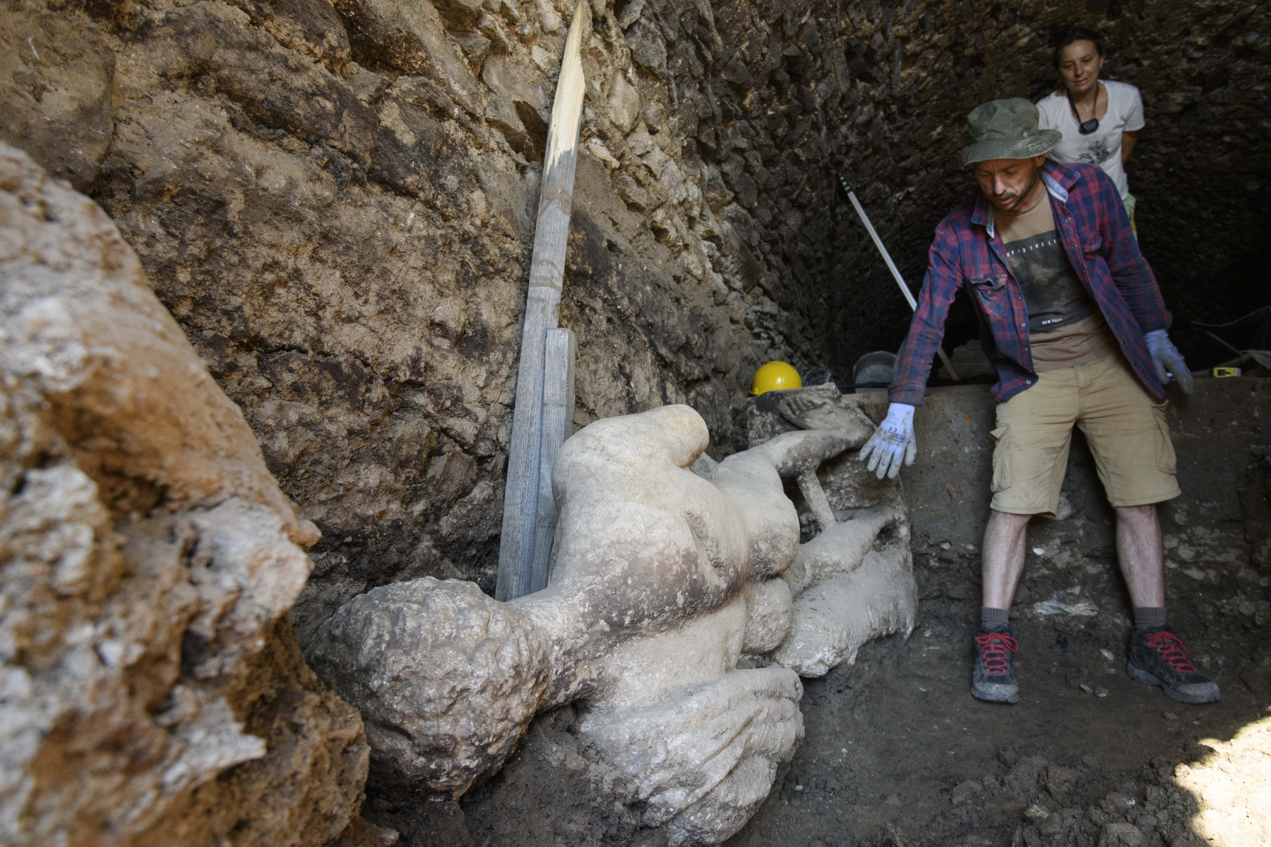 Rare Marble Statue Discovered in Earthquake-Destroyed City