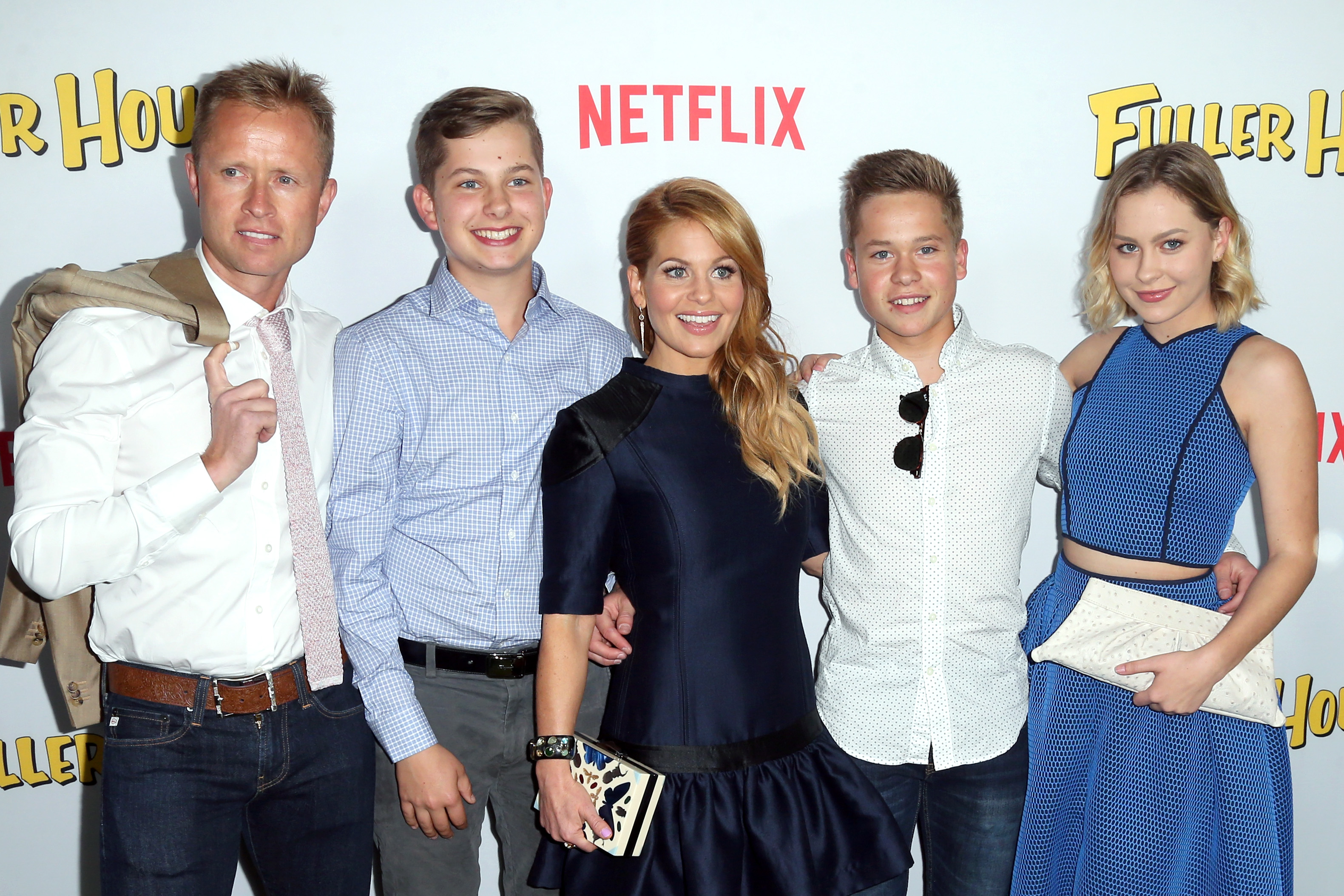 Candace Cameron Bures 2 Adult Sons Tower Over Her in Cute Family Photo -  Newsweek