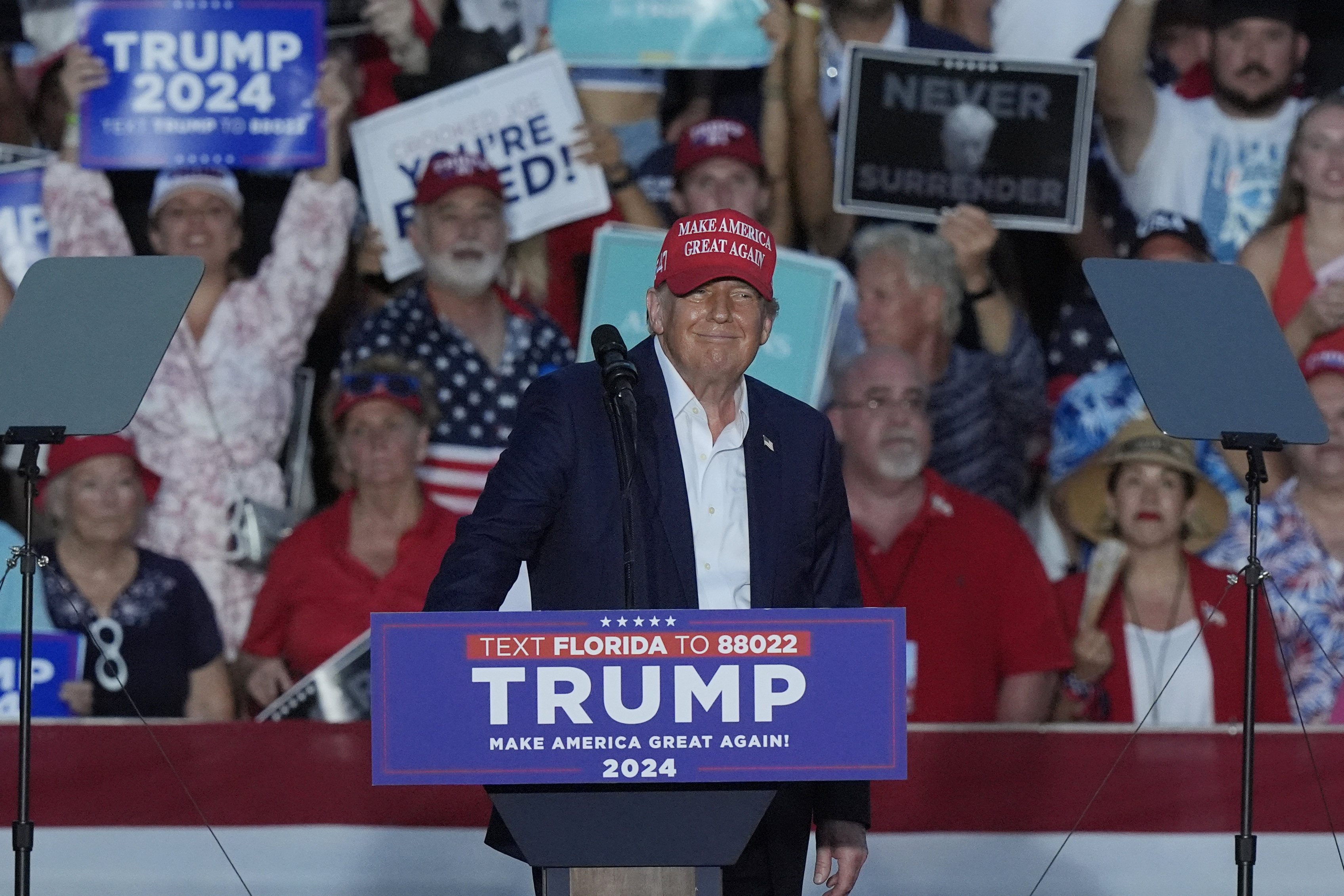 Donald Trump Addresses Vice President Speculation at Rally