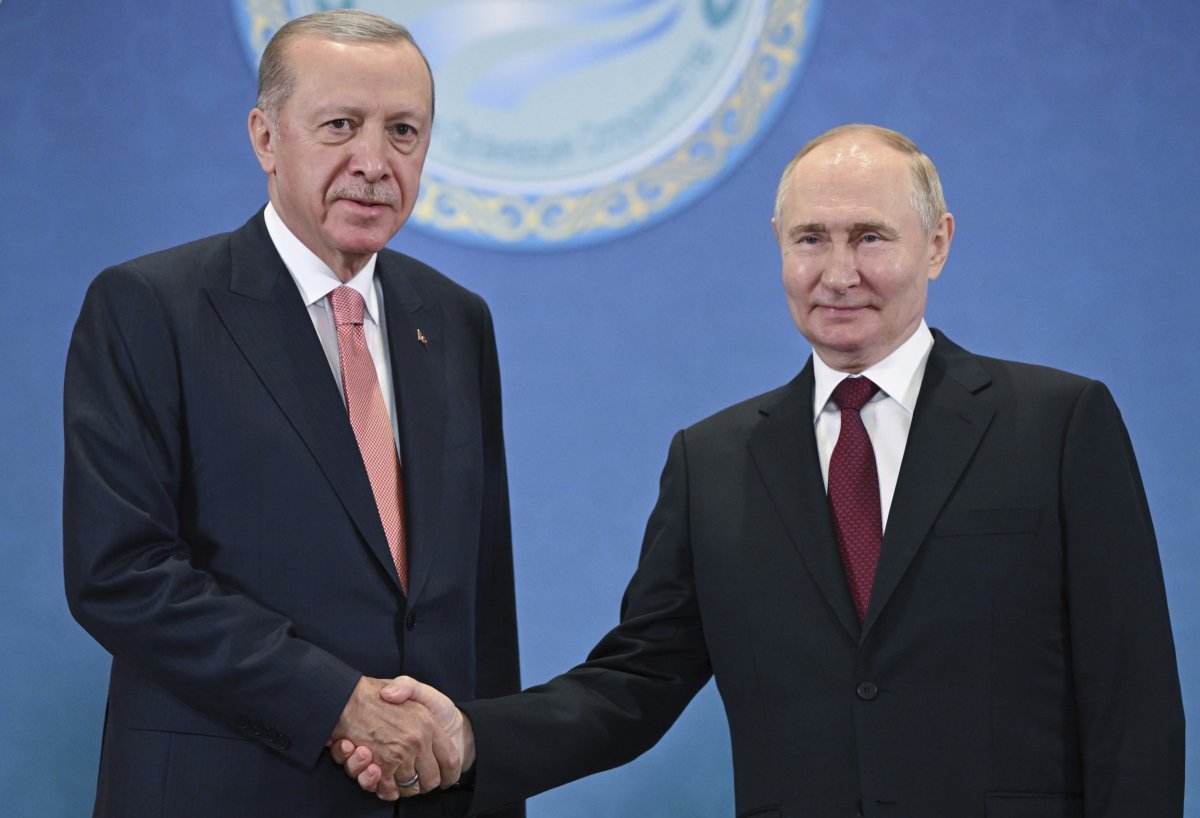 Russia, Turkey, Presidents, Erdogan, and, Putin, SCO