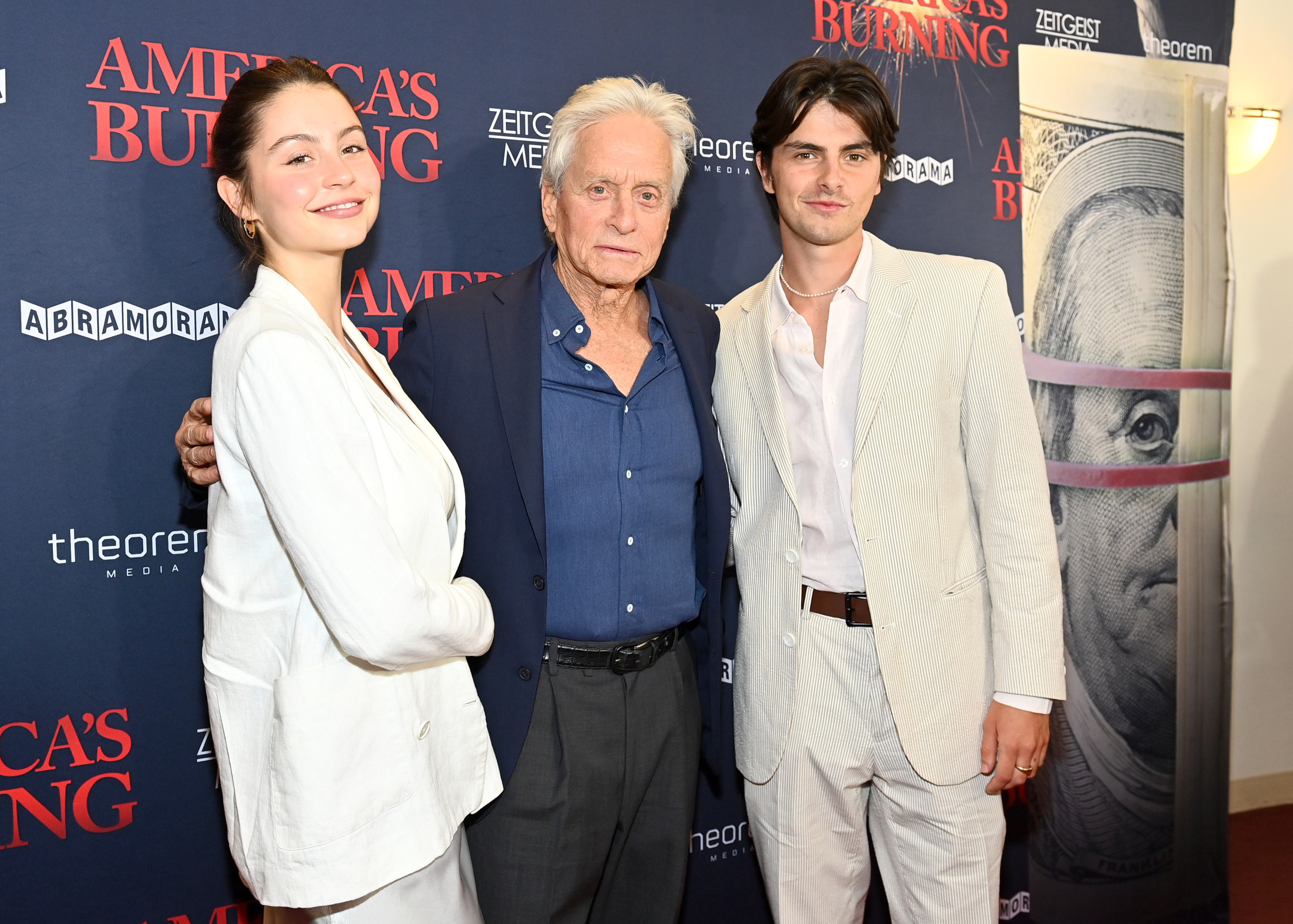 Michael Douglas Joins Two of His Children for Rare Red Carpet ...