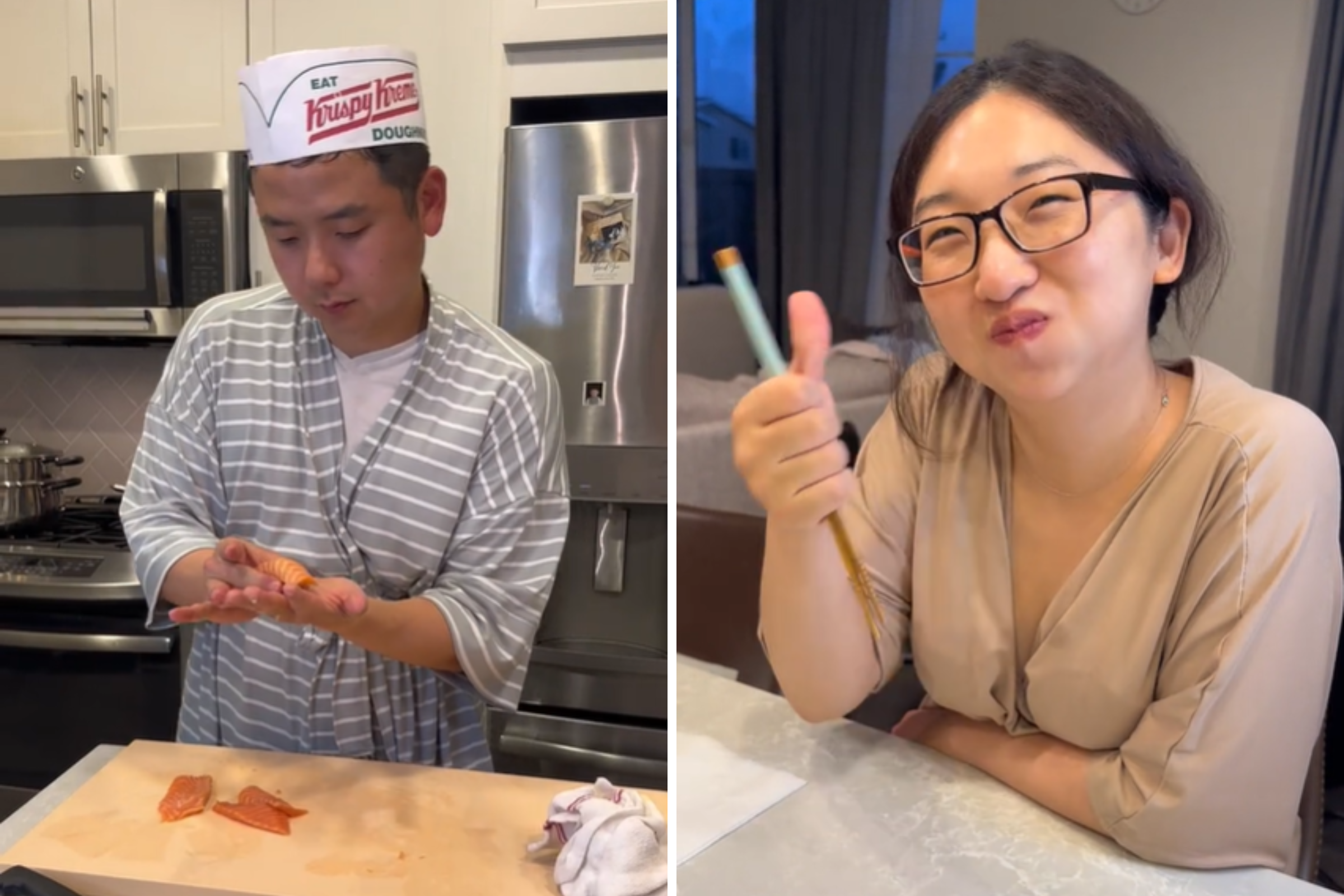 Husband Prepares 17-Course Sushi Dinner for Wife After She Gives Birth Husband Prepares 17-Course Sushi Dinner for Wife After She Gives Birth