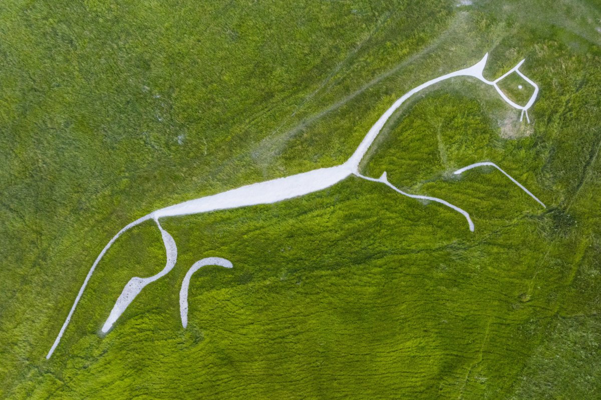 The Uffington White Horse chalk figure