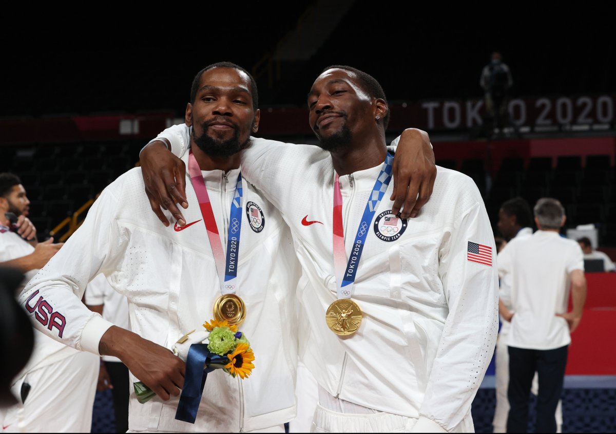 Kevin Durant Bam Adebayo Team USA