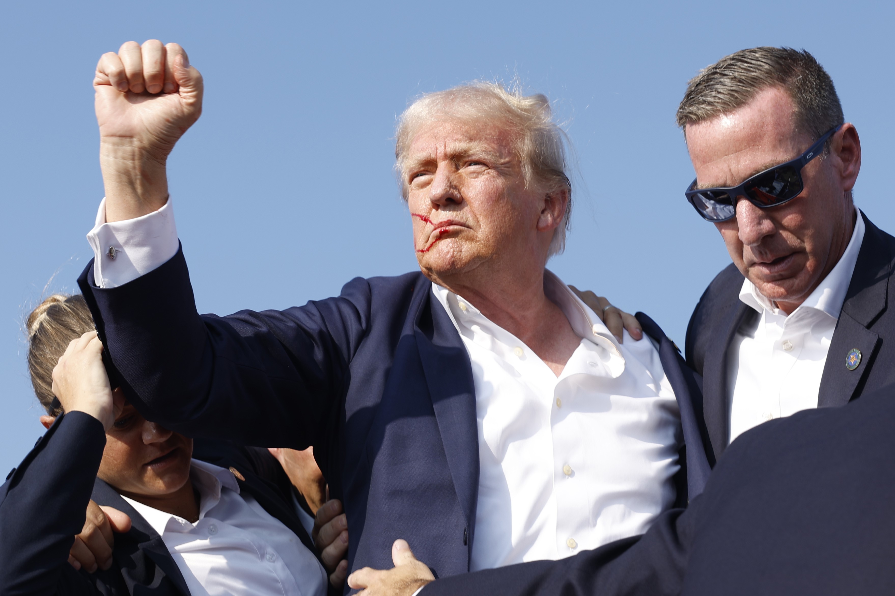 Donald Trump Assassination Attempt Photo Immediately Becomes Tattoo Donald Trump Assassination Attempt Photo Immediately Becomes Tattoo