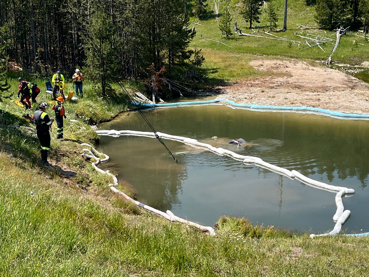 Visitors In Yellowstone Hospitalized After SUV Plunges Into Acidic Geyser