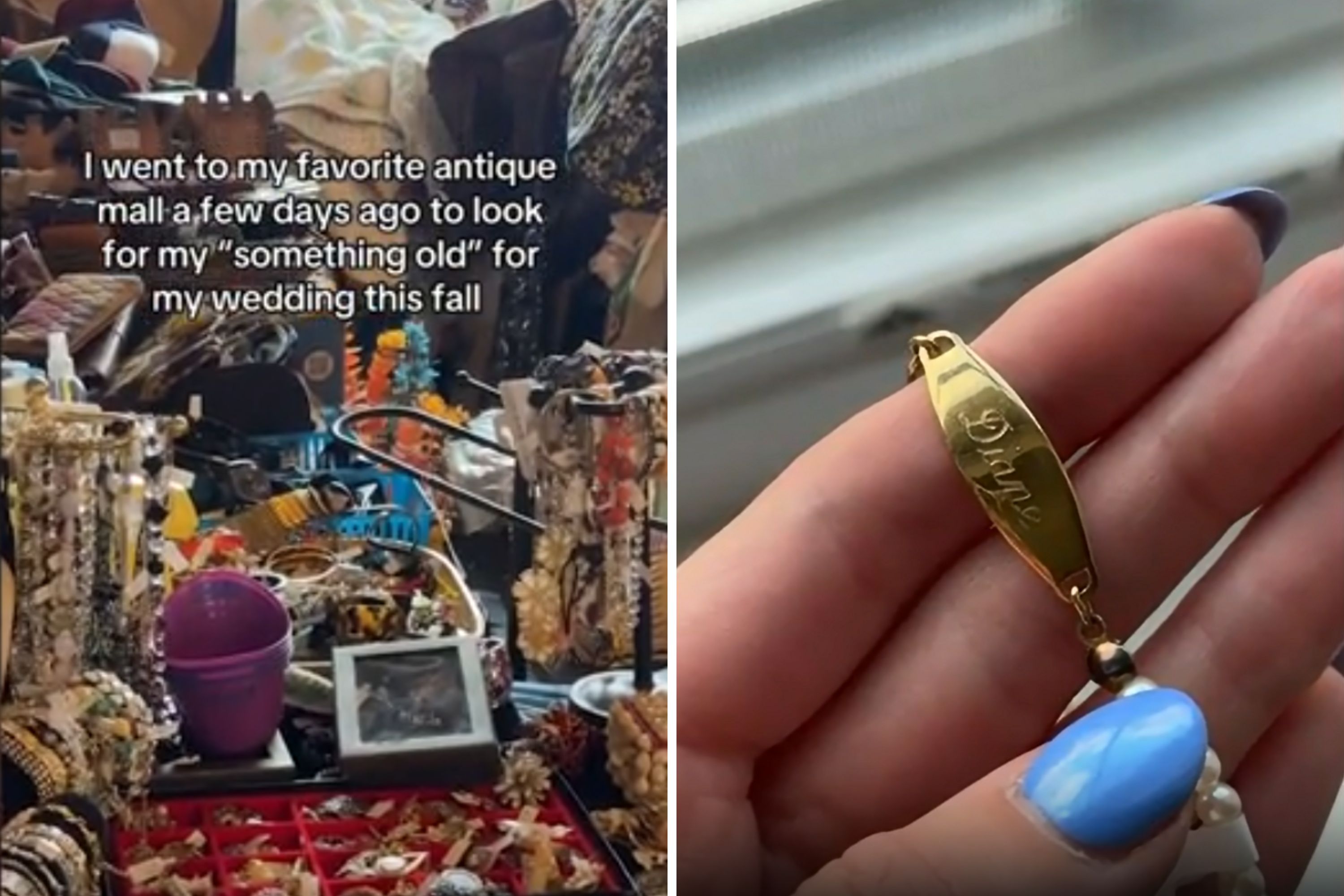 Bride-To-Be Gets Chills During Thrift Shop Hunt for Something Old: 'A ...