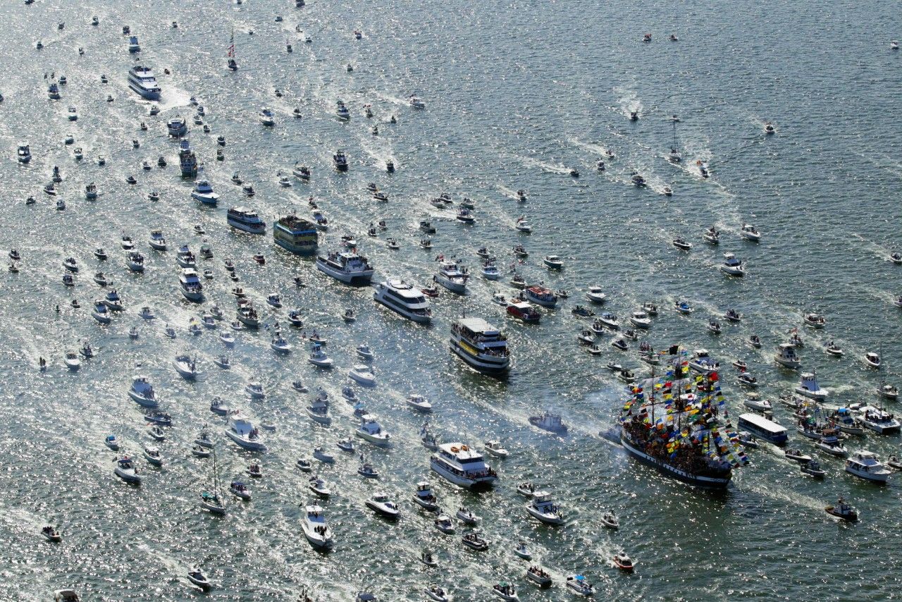 Tampa Walks the Plank During Gasparilla Pirate Parade Newsweek