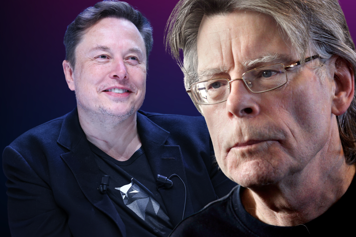 elon musk and stephen king composite