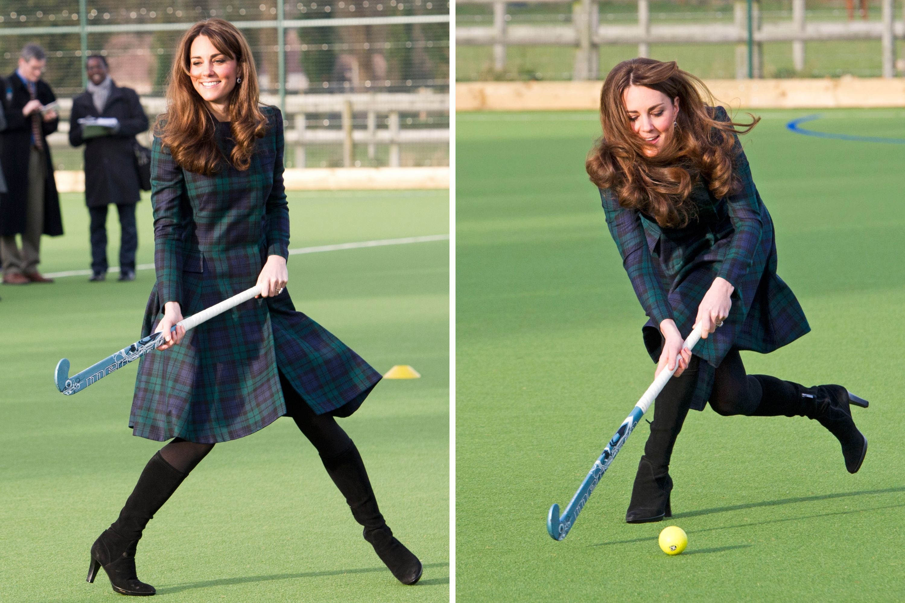 The Viral Video of Princess Kate Playing Hockey in High Heels While Pregnant