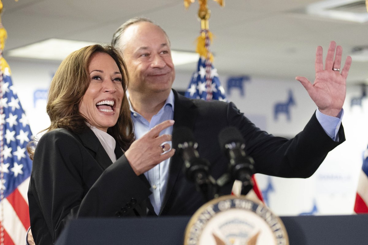 Kamala Harris and Doug Emhoff