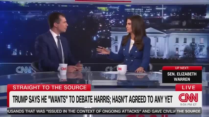 Donald Trump 'Afraid' To Debate Kamala Harris — Pete Buttigieg
