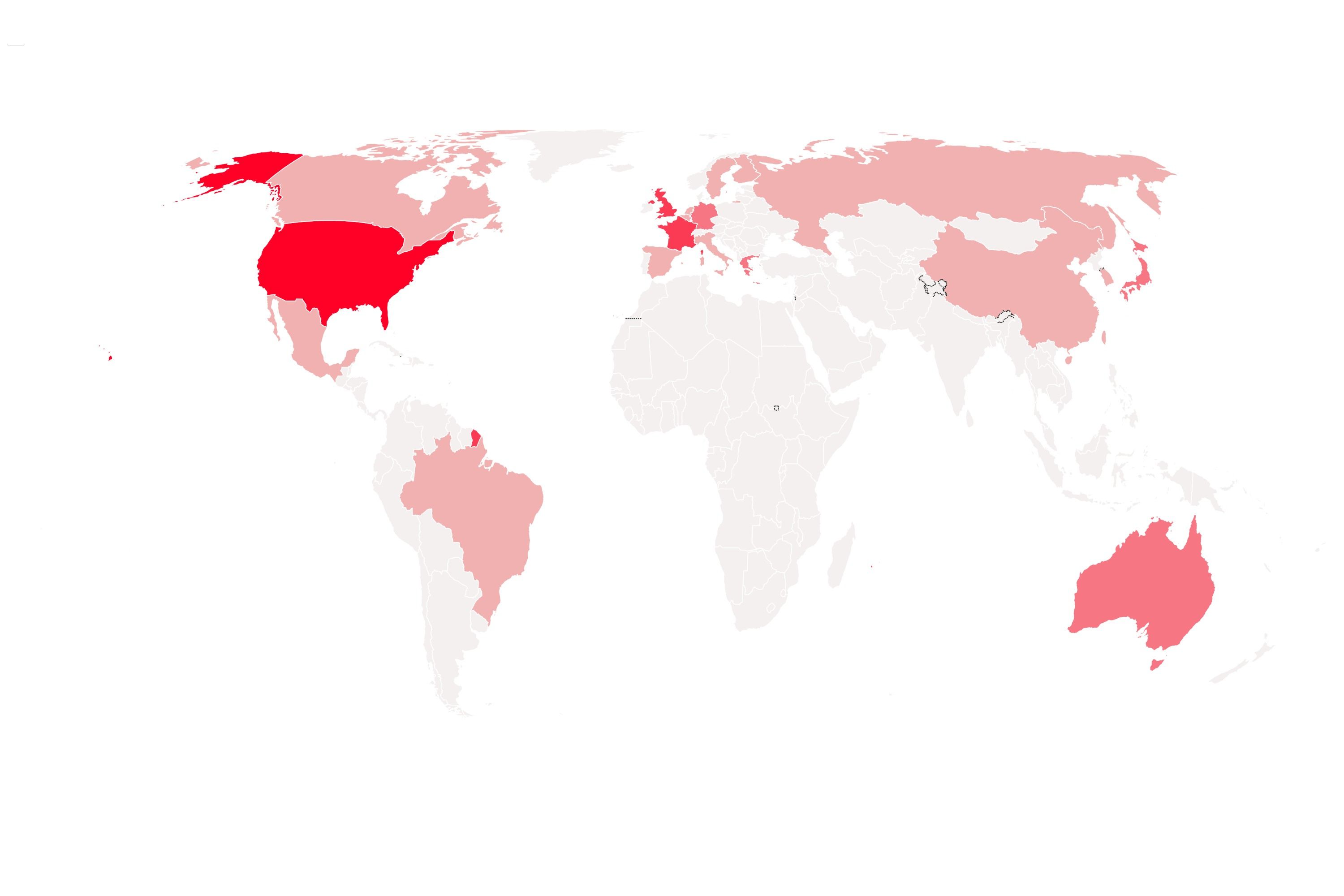 Map Shows Which Countries Have Hosted The Most Olympics Newsweek