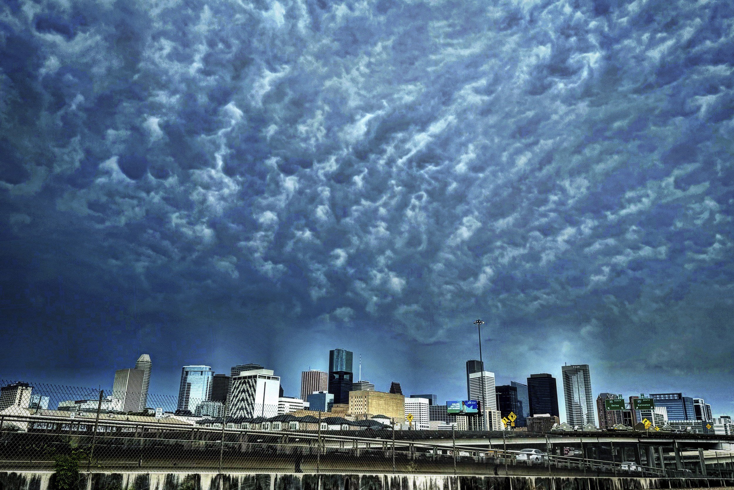 Map Shows States With the Most - General View Storm Clouds Above Texas 