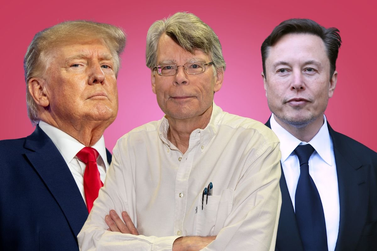 Donald Trump, Stephen King and Elon Musk