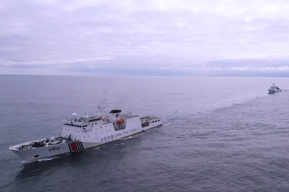 China Coast Guard Patrols Northern Pacific