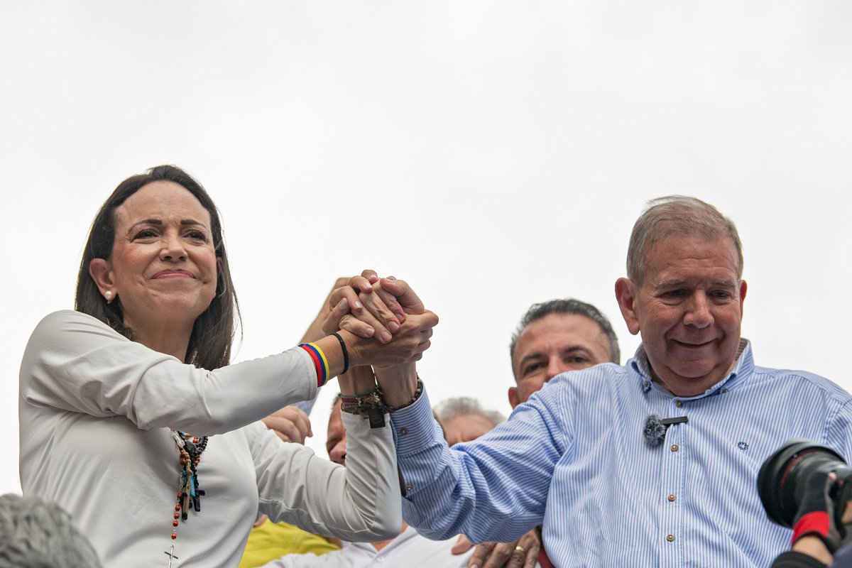 Maria Corina Machado and Edmundo Gonzalez