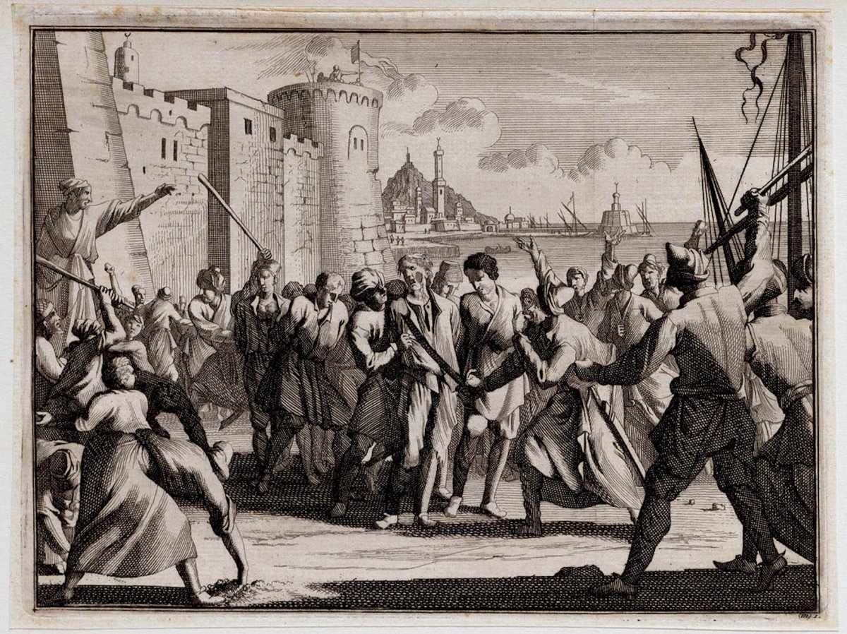 Enslaved Christians arriving in Algiers