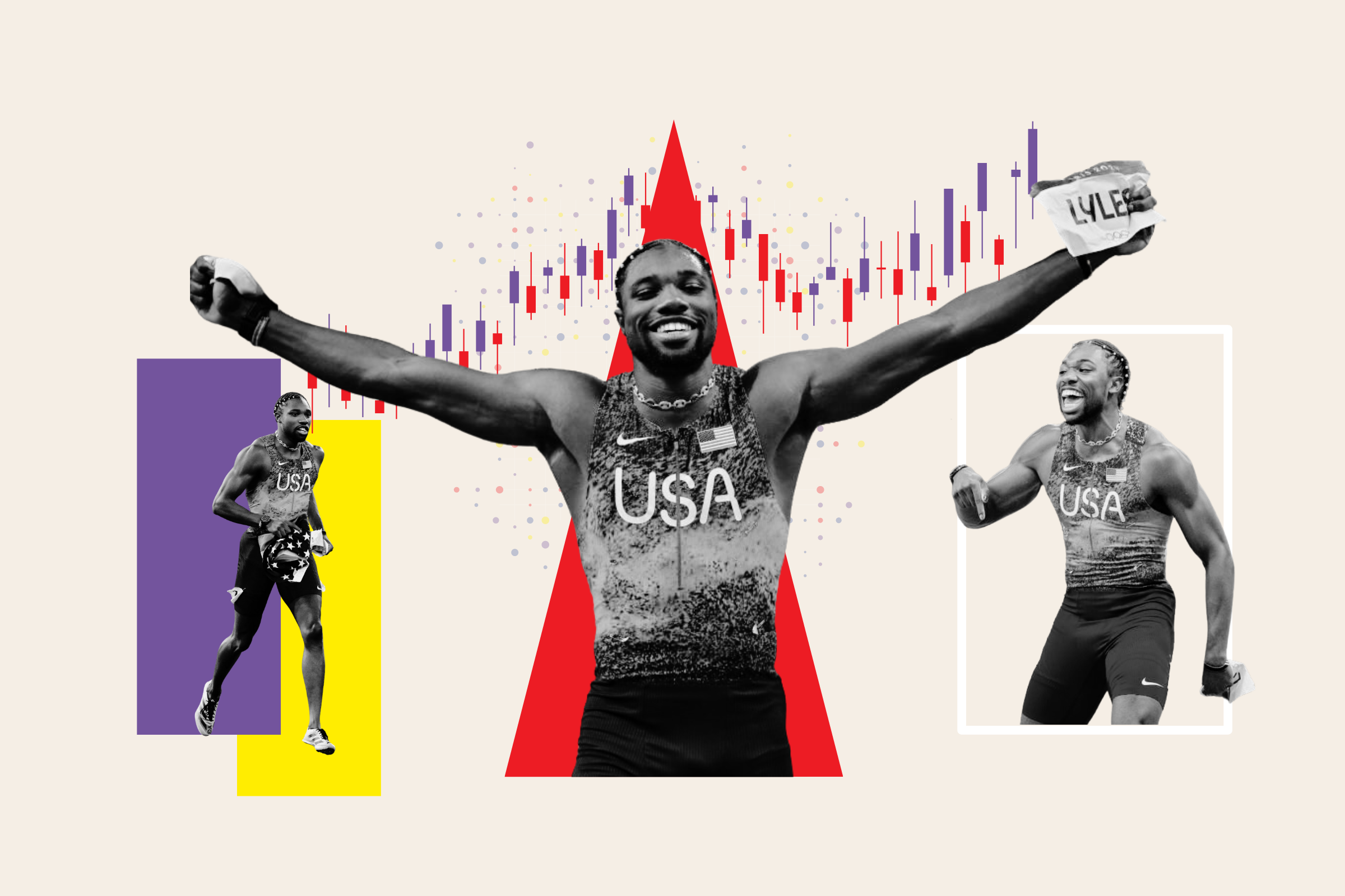 How Noah Lyles Won The Olympic 100-Meter Title, According To Data ...