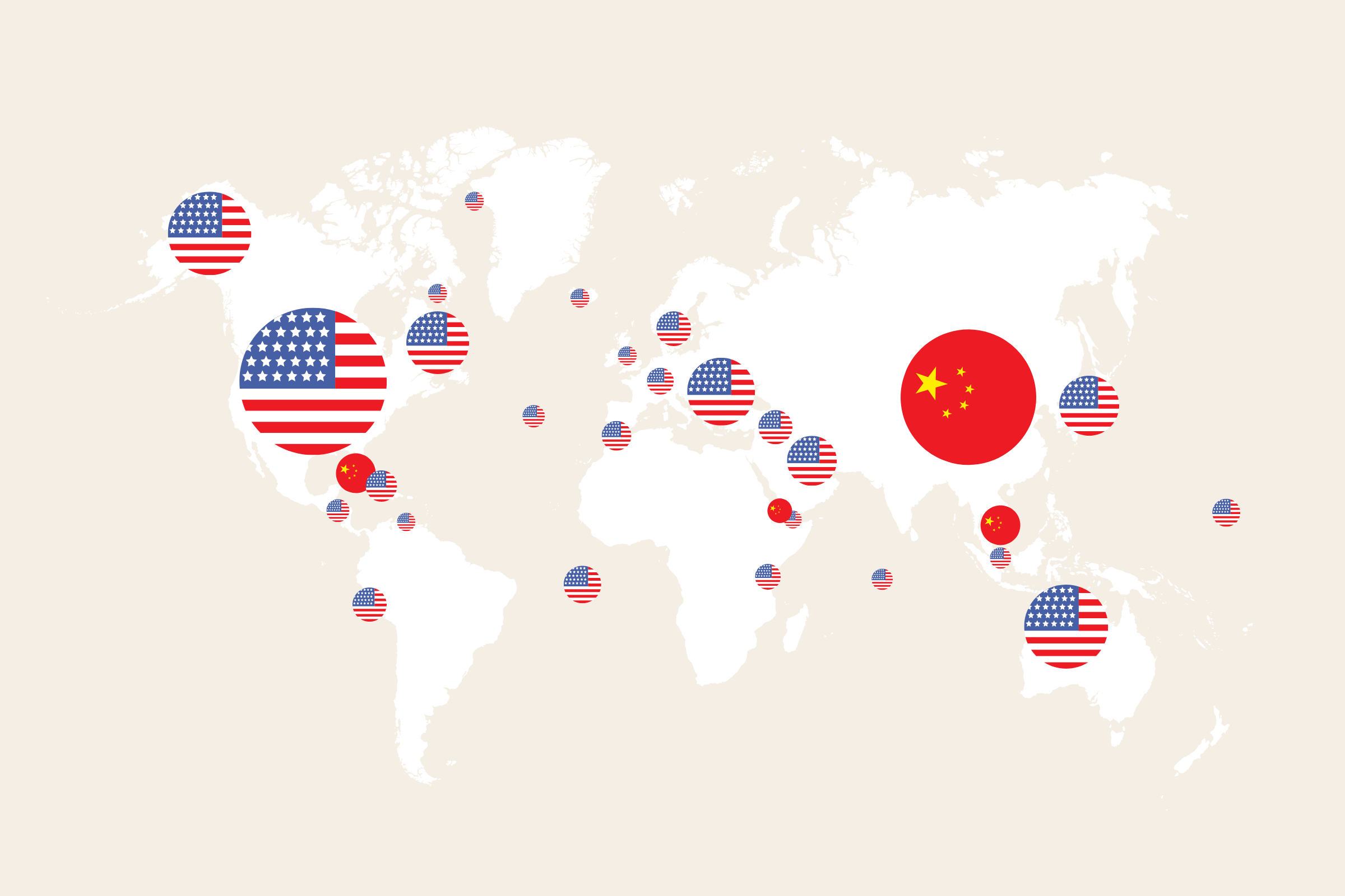 Where in the world are U.S. and China’s militaries?