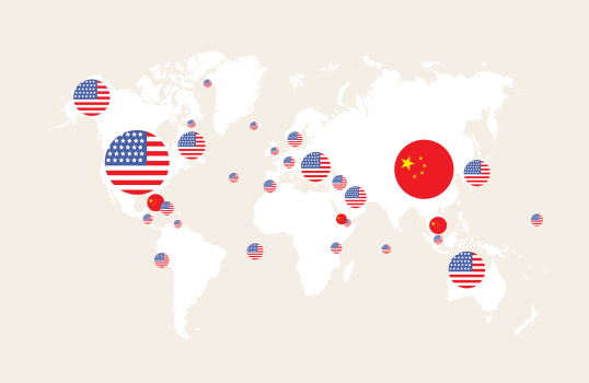 Photo: Where in the World Are U.S. and China's Militaries?