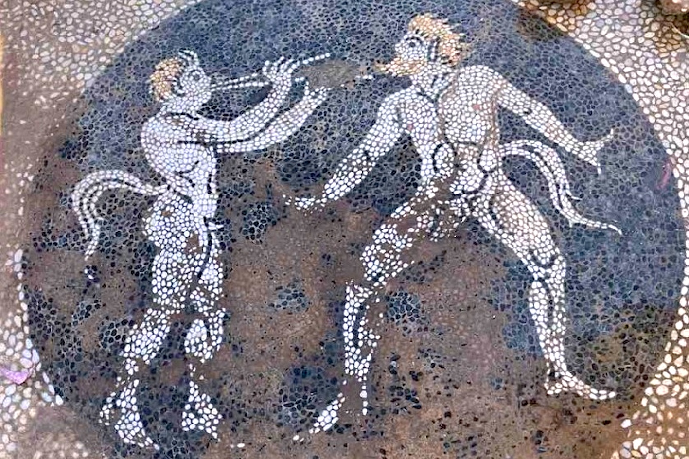 Discovering the Past: Ancient Greek Mosaic Unveils Hybrid Human-Animal Spirits