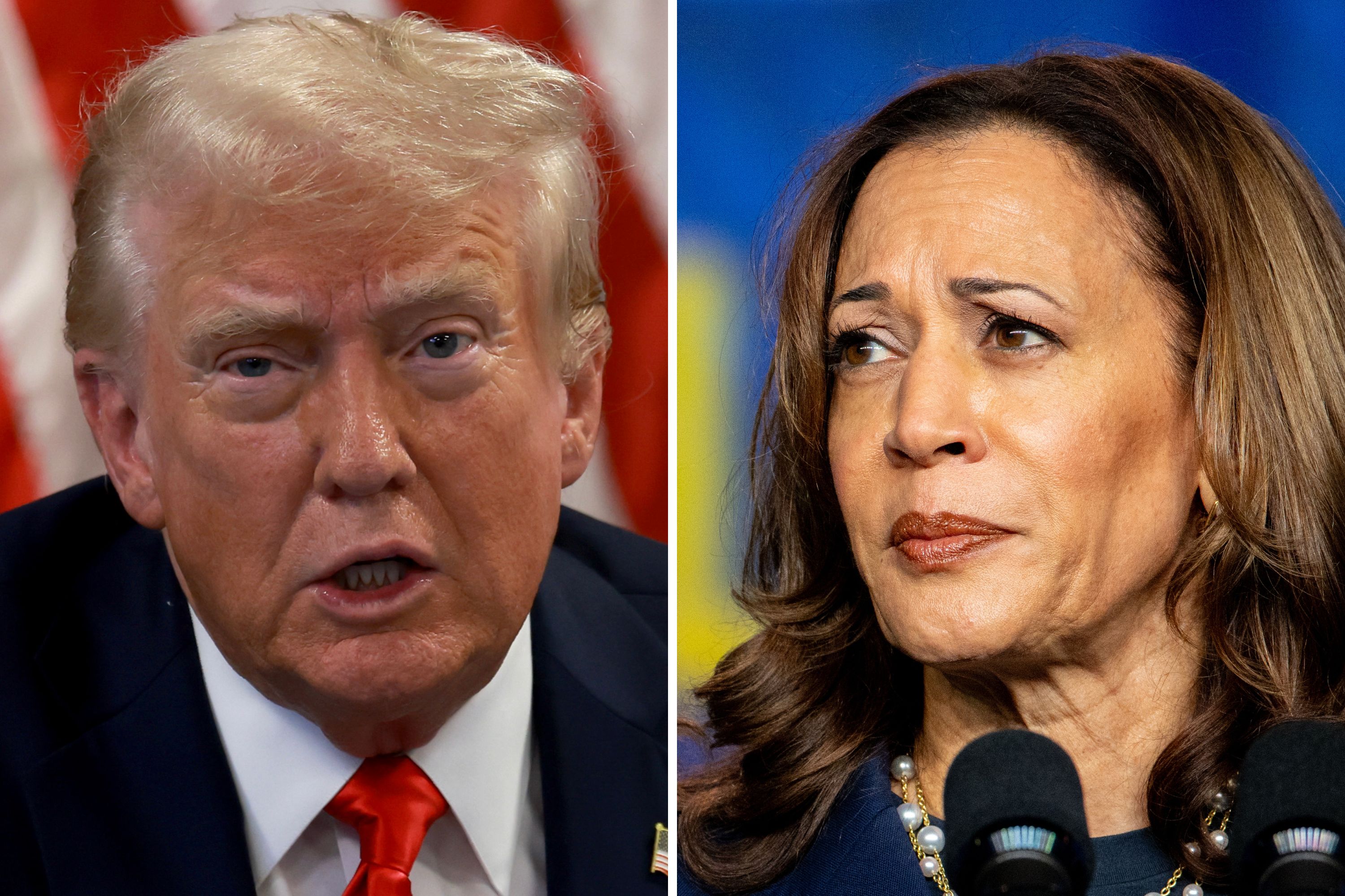 Kamala harris donald trump umfragen