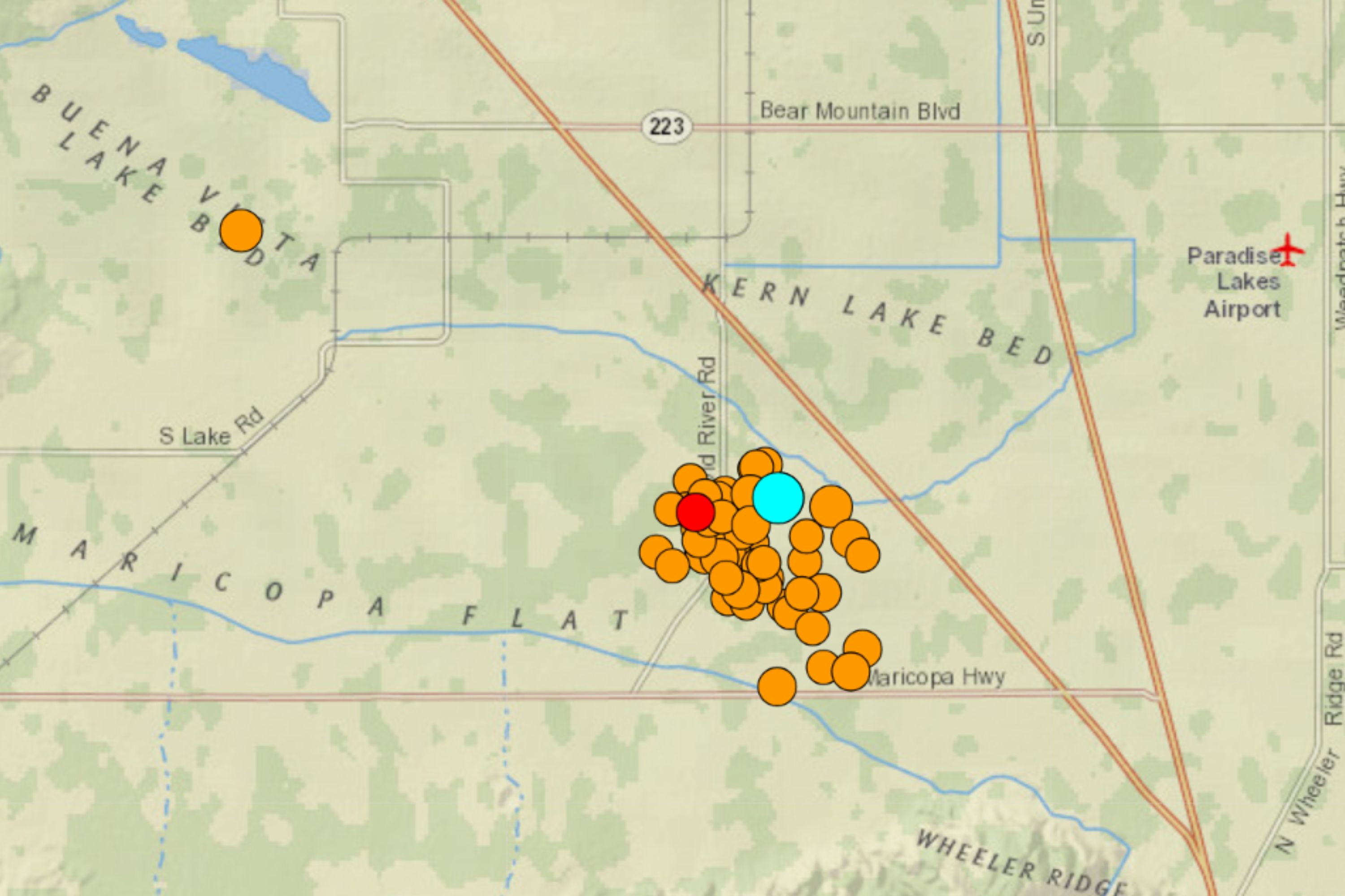 California Earthquake Update: Map Reveals Locations of Aftershocks