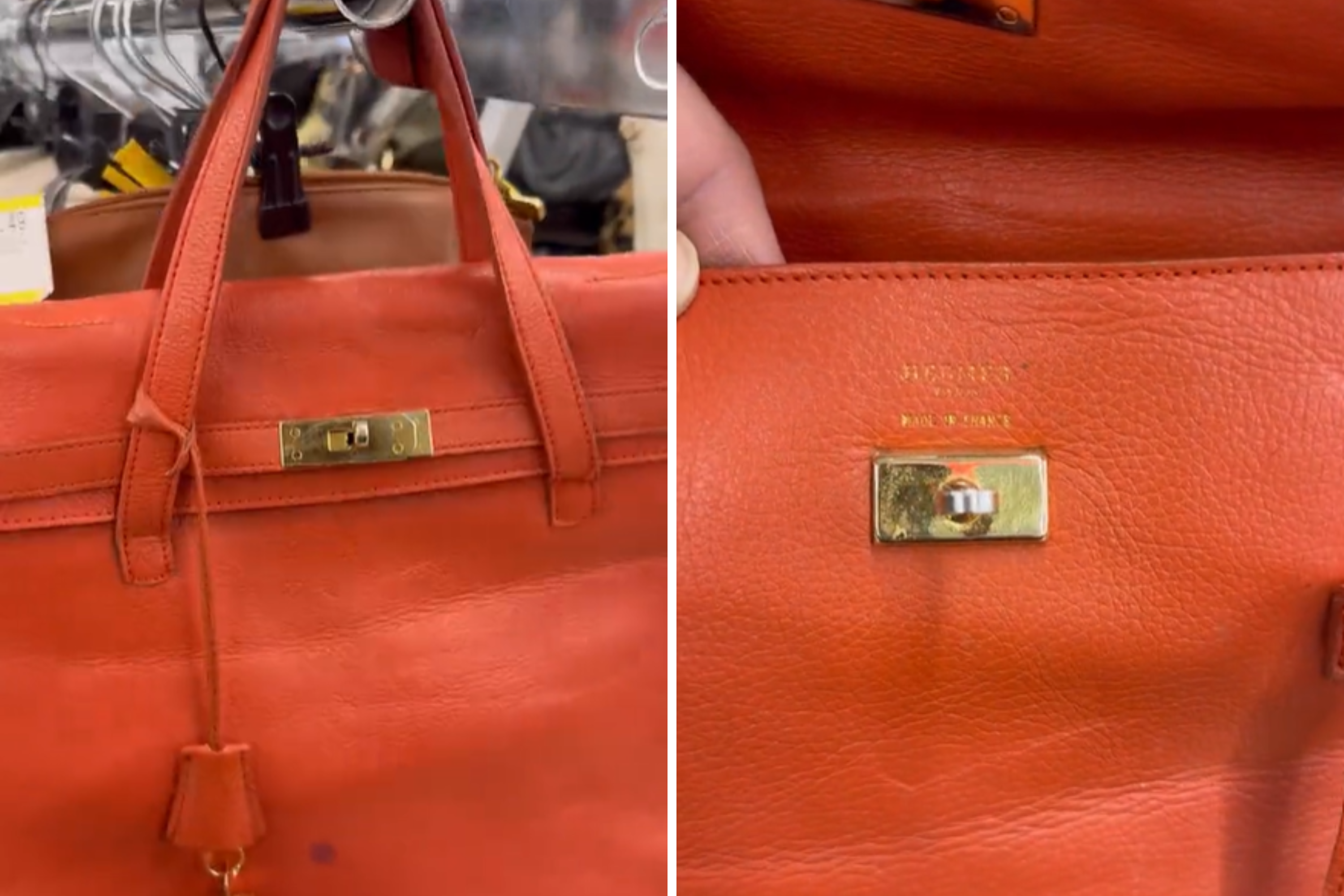 Woman buys Hermès bag for .99 at thrift store, but there’s a problem