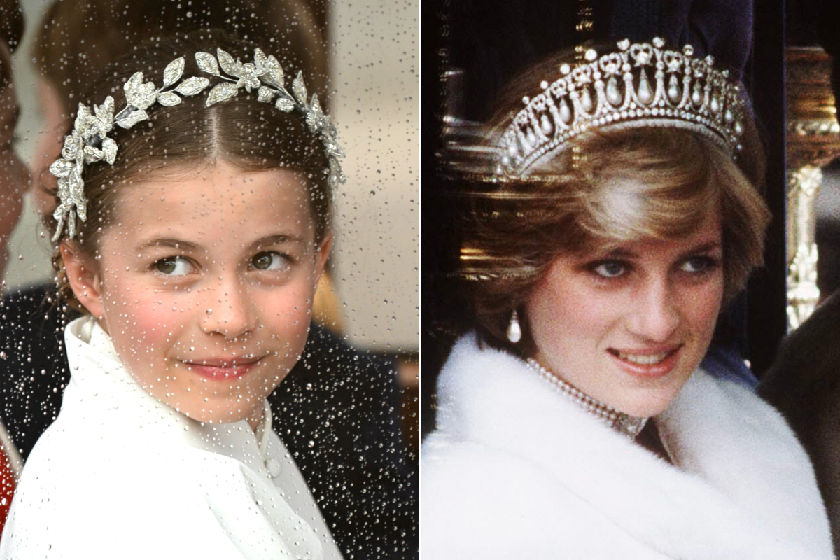 Princess Charlotte and Princess Diana