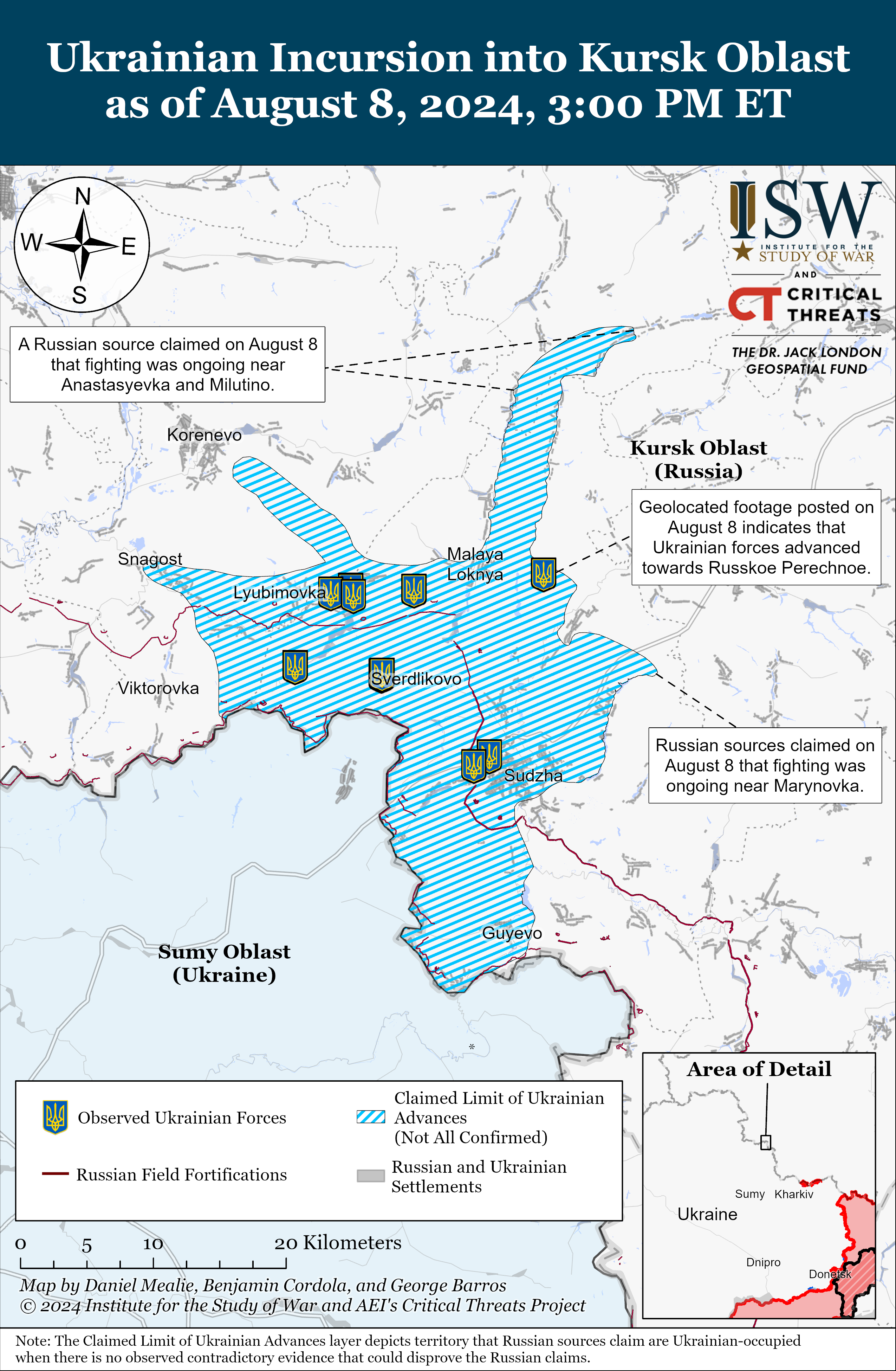 Russia Maps Show Dramatic Impact Of Ukraine Advances In 24 Hours - Newsweek