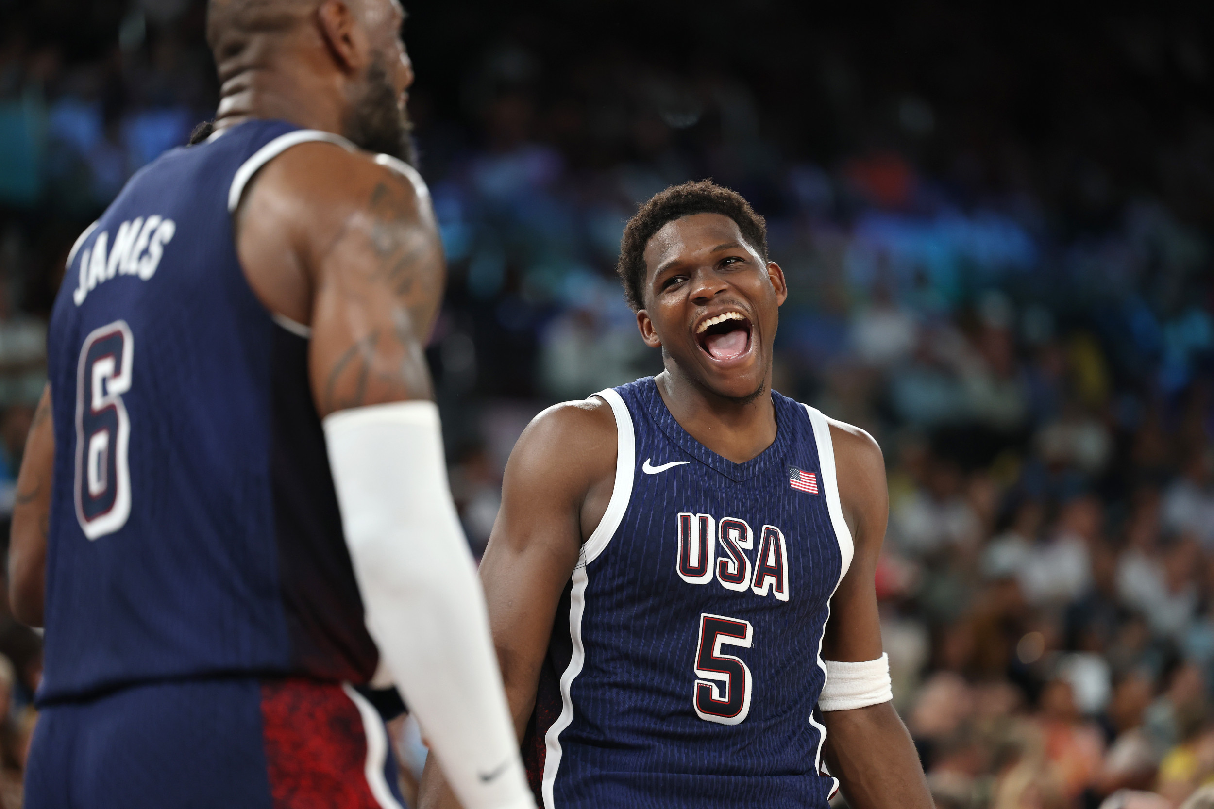 Anthony Edwards reveals how the US team won the gold medal against France