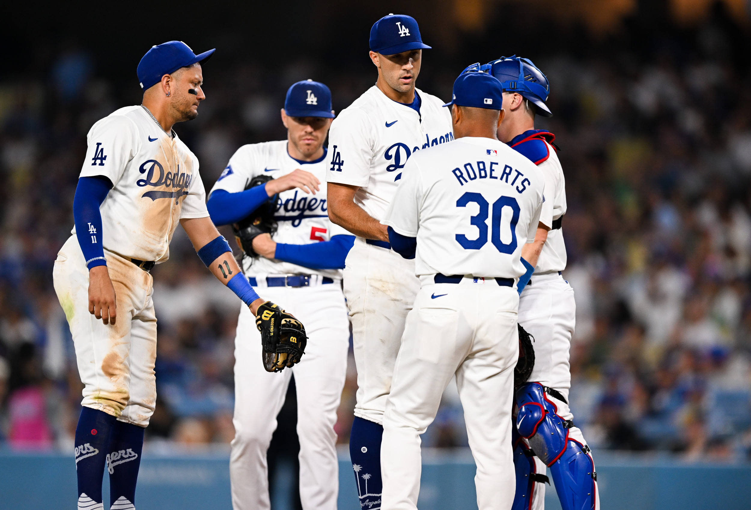 Dodgers starting pitcher creates a special moment while pitching at home