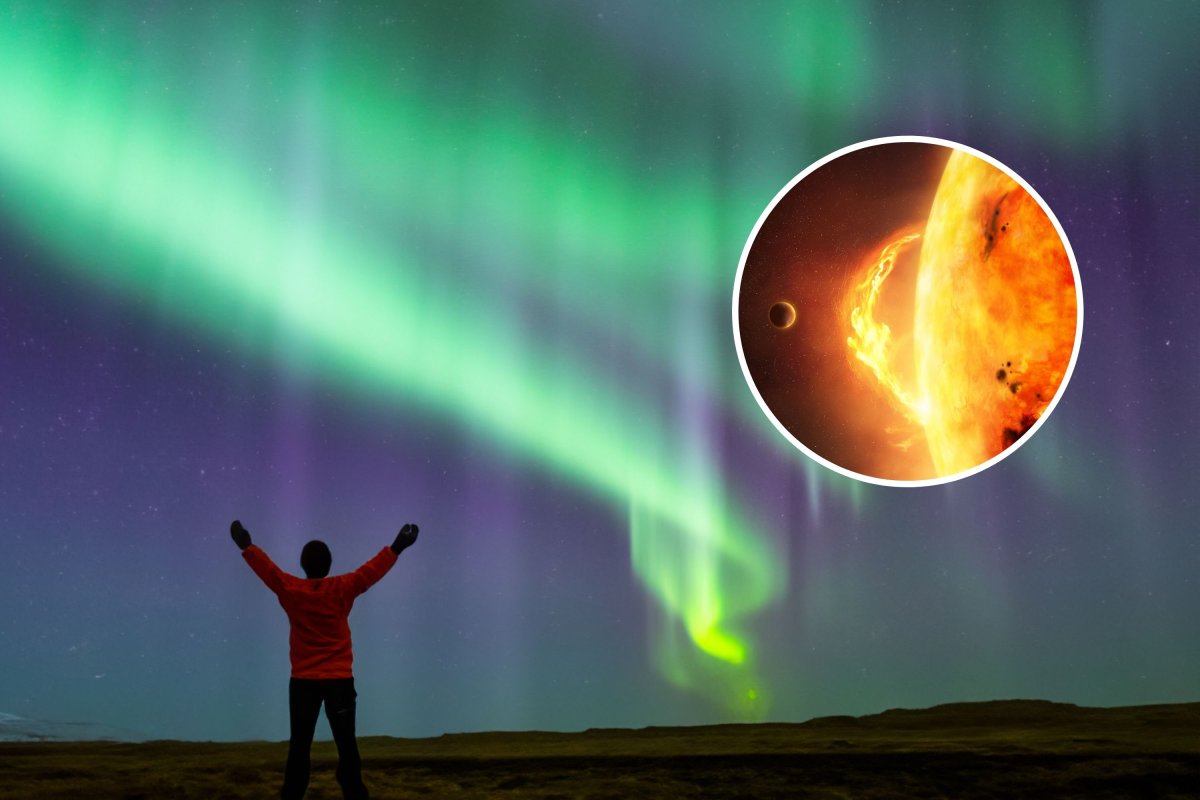 northern lights and cme