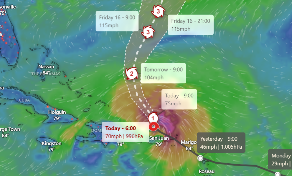 Ernesto on the Brink of Hurricane Status: Follow Its Journey