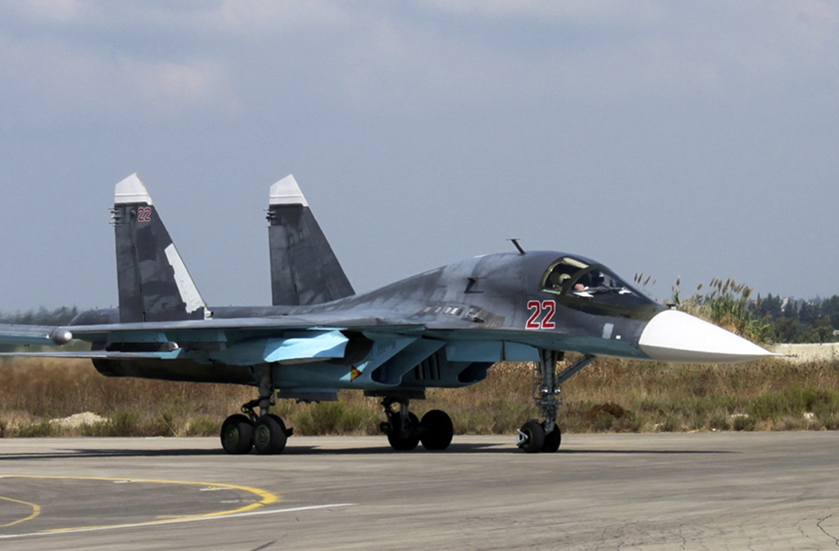 Russian Su-34 Supersonic Fighter-Bomber Downed in Kursk: Kyiv