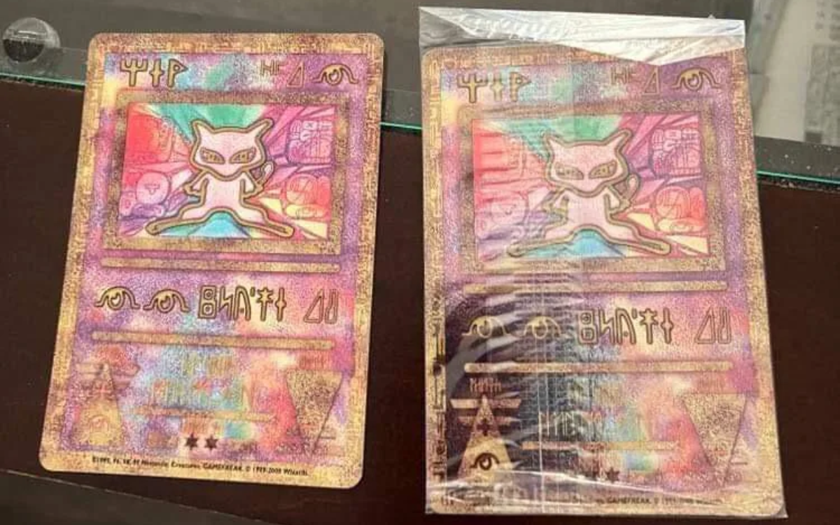 Man finds out what his nephew did with his 0 Pokemon card