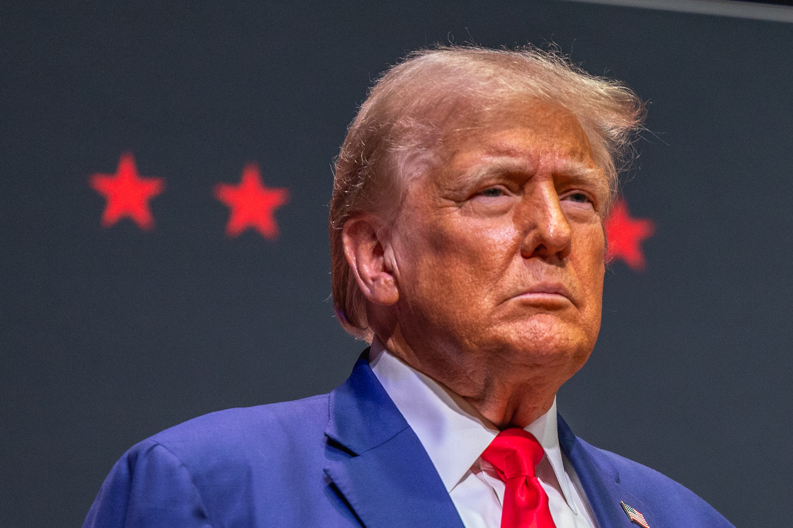 Donald Trump Leading Kamala Harris By Just One Point With Men Poll 